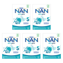 Nestle Nan 5 Optipro Zestaw 5x 650 g