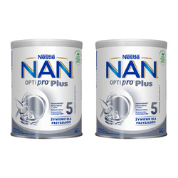 Nestle NAN 5 Plus zestaw 2x 800 g PUSZKA