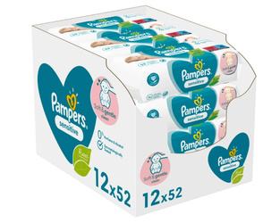 Pampers Sensitive 12x 52 sztuk