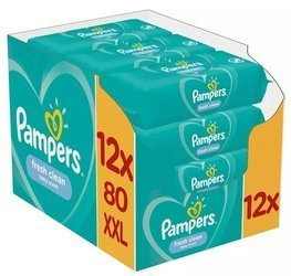 Pampers Fresh Clean (12x 80 sztuk ) 960szt