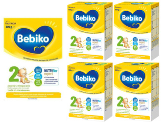 Bebiko 2(dwójka) 4x600g+1x800g -3.2kg