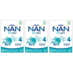 Nestle Nan 4 Optipro Zestaw 3x 650 g