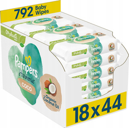 Pampers Harmonie Coco Zestaw 18x 44 sztuk (BRĄZOWE)